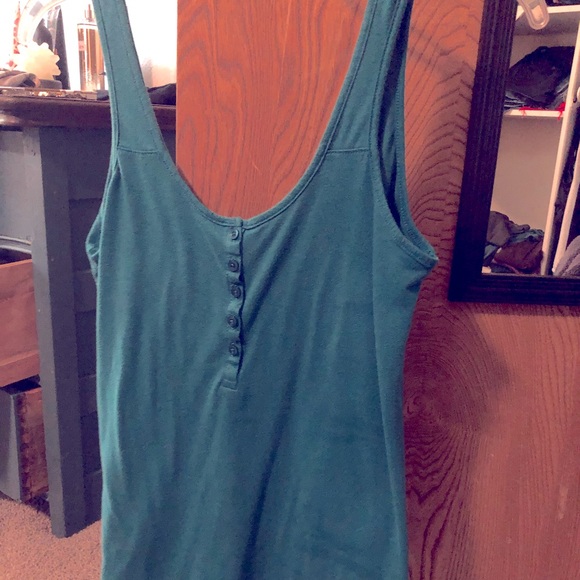 Teal tank top